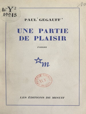 cover image of Une partie de plaisir